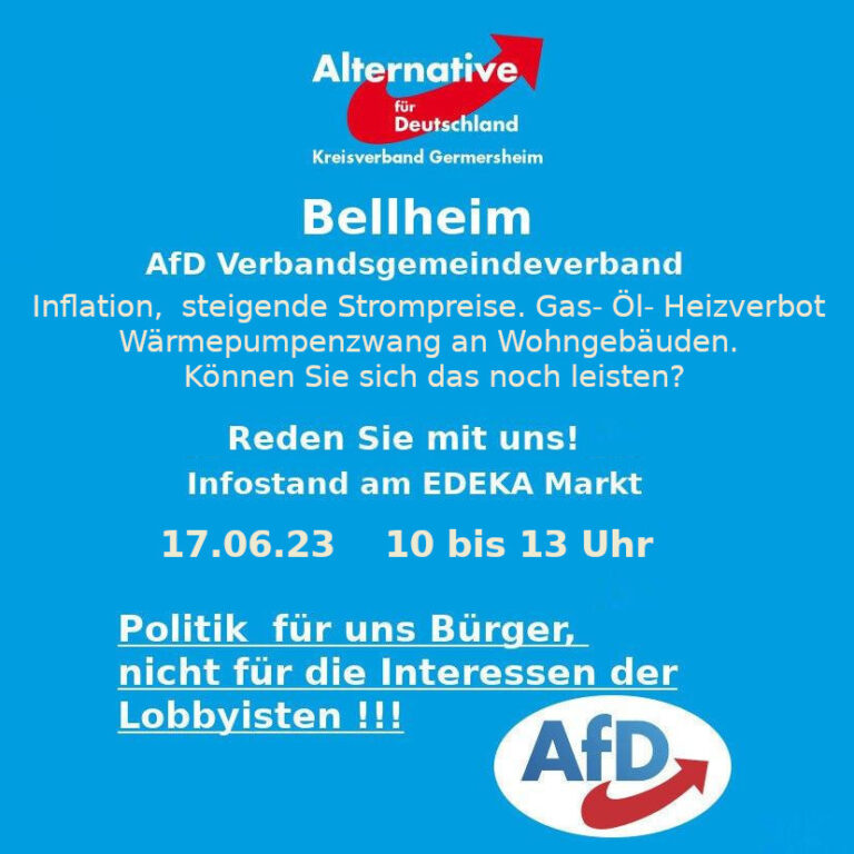 Infostand VGV Bellheim