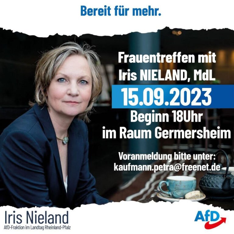 Germersheim:  Frauentreffen mit Iris Nieland (MdL)